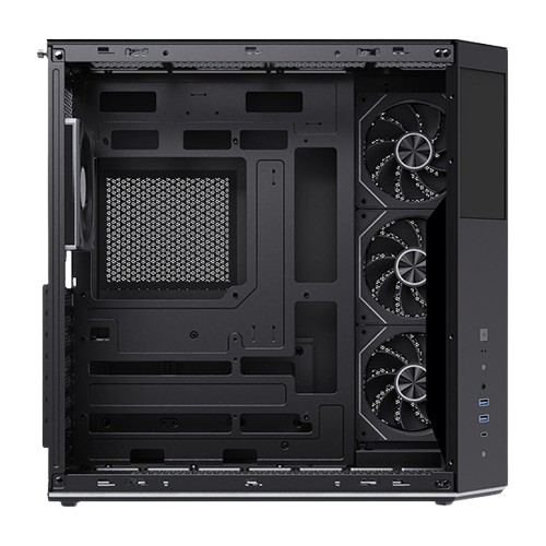 [ABKO] UD51L 엑시드 LCD 강화유리 ARGB BTF [미들타워] [블랙]