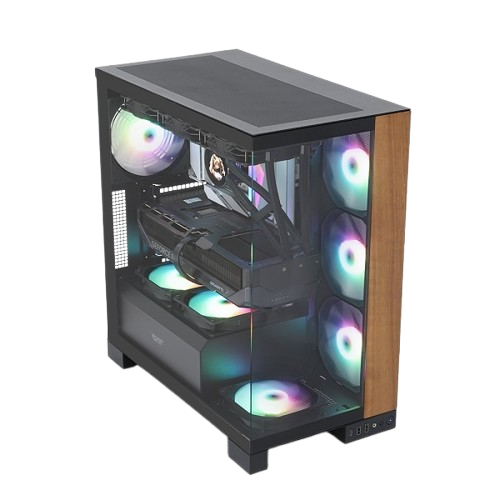 [darkFlash] DS900XL 우드 ARGB [미들타워] [블랙]