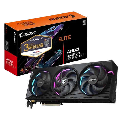 [GIGABYTE] AORUS 라데온 RX 9070 XT ELITE D6 16GB