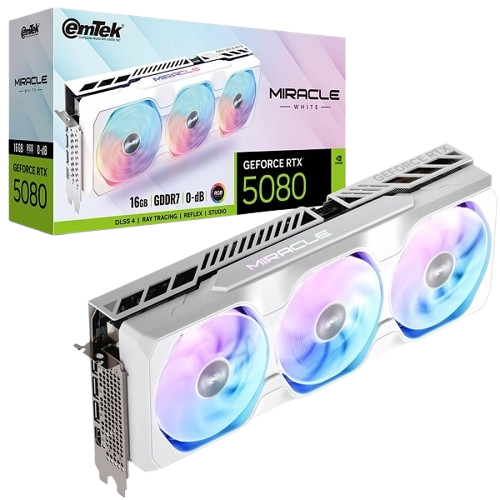 [emTek] 지포스 RTX 5080 MIRACLE WHITE D7 16GB